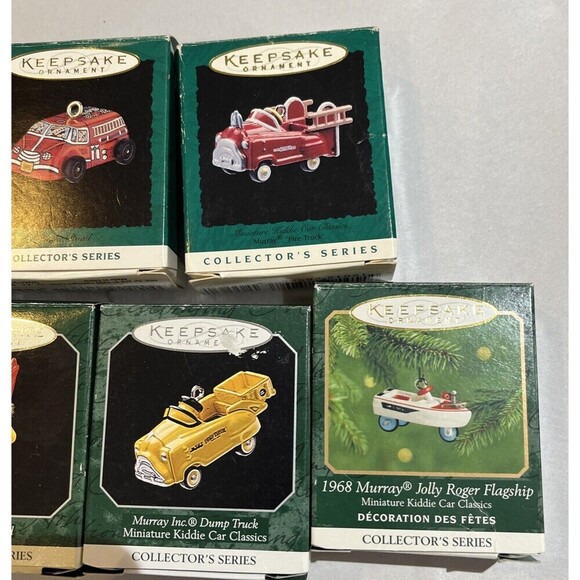 Lot of 9 Vintage Hallmark Keepsake Collectors Series Christmas Ornaments - Picture 5 of 6